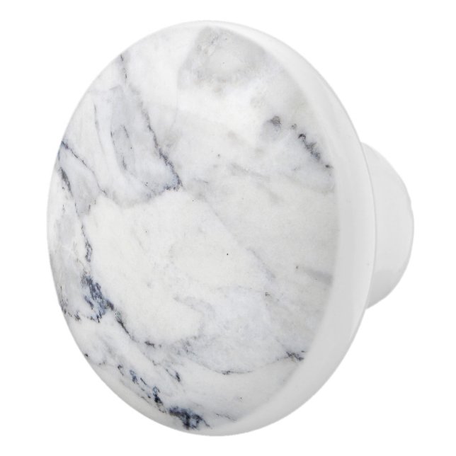 Enkel Grått Marble Struktur Knopp (Höger)