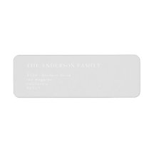 Enkel Grått och Vit modern kalligrafi