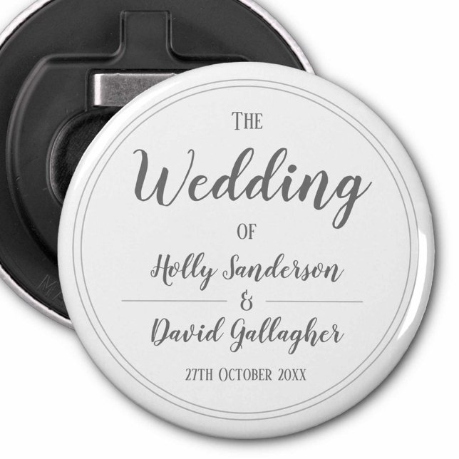 Enkel Grått- och vitdesign, Bord-gåva från Silver Flasköppnare (Skapare uppladdad)