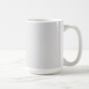 Enkel Grått ZigZag Kaffemugg