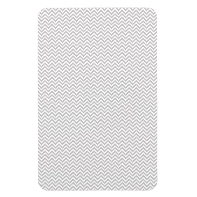 Enkel Grått ZigZag Magnet (Vertikal)