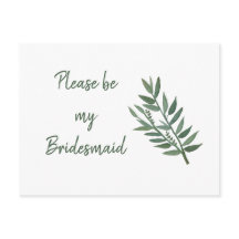 Enkel grey Botanical Bridesmaid Frieri