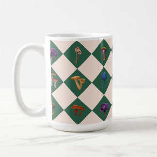 Enkel grön bock med svamp kaffemugg