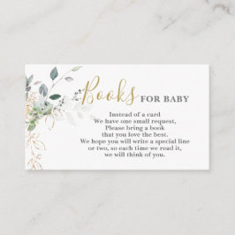 Enkel grön Bokar för Baby-kort Tilläggskort