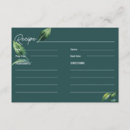 Enkel grön, minimalistisk Möhippa, recept Tilläggskort