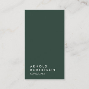 Enkel Grönt Grått Trendig Modern minimalistisk Visitkort
