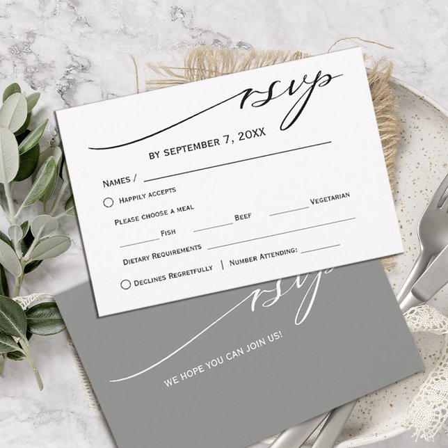 Enkel Grönt och vit OSA Kort (#sagegreen #sagegreenwedding#rsvp #sagegreenweddinginvitations#InstantDownload #Rustic#modernwedding)
