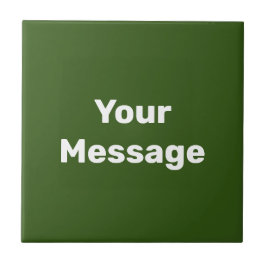 Enkel Grönt och vit textmall i meddelandet Kakelplatta