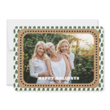 Enkel Grönt och Vita Julgran