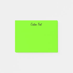 Enkel grönt post-it block
