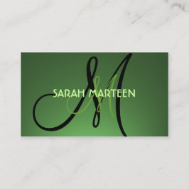 Enkel grönt tonar ut anpassningsbar för tema i mon visitkort