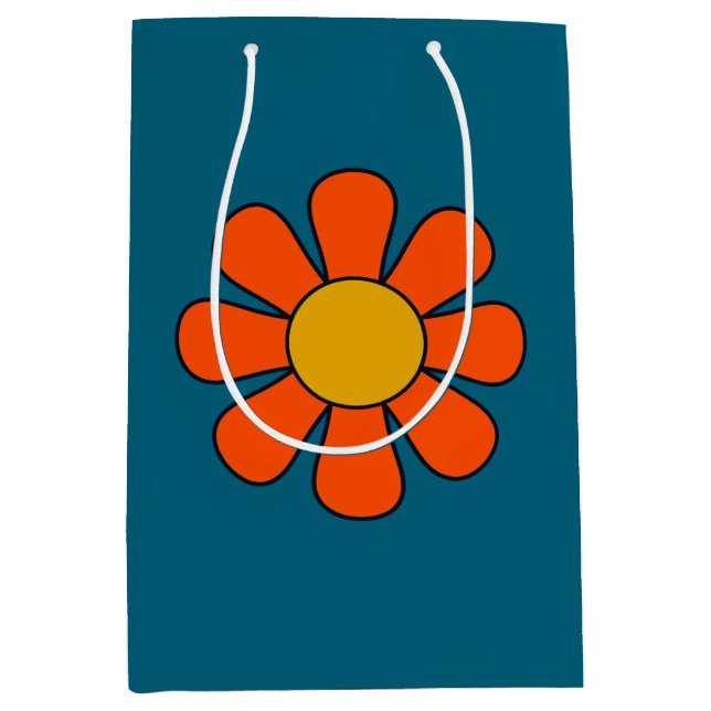 Enkel Groovy Retro Modern 60-årsjubileum, enkel, e (Framsidan)