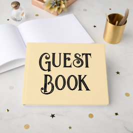 enkel guestbook Bröllop Gästböcker