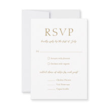 Enkel Guld, djärv modern Bröllop