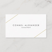 Enkel Guld Linjer Modern