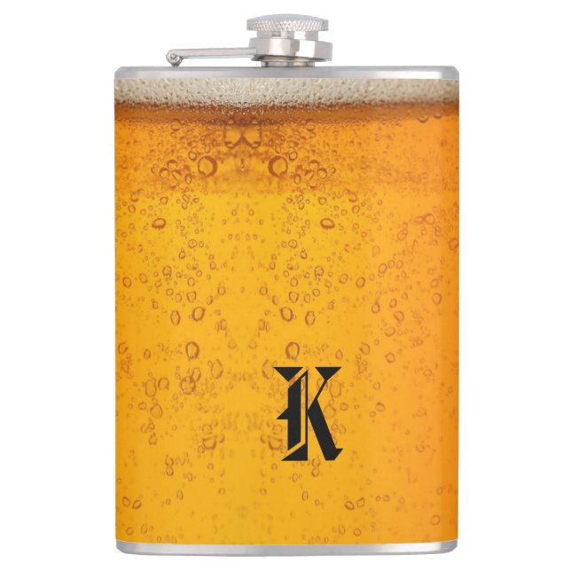 Enkel Guldöl Monogram Julfest Fickplunta (Framsidan)