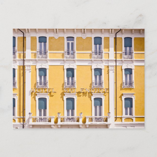 Enkel Gult, färglöst Mönster i Windows Vykort (Framsida)