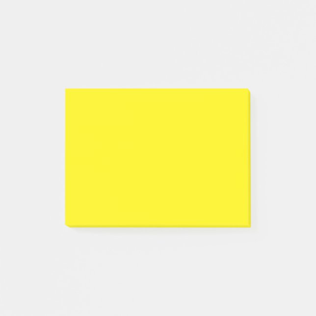 Enkel gult post-it block (Framsida)