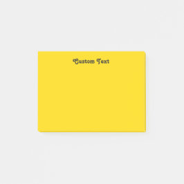 Enkel gult post-it block