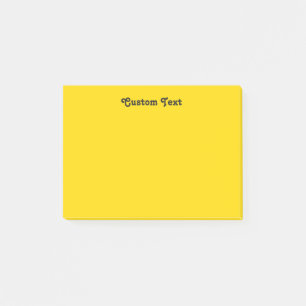 Enkel gult post-it block