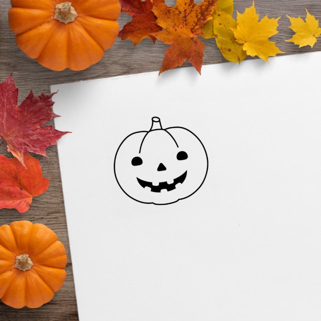 Enkel Halloween-pumpa 1x1 Stämpel (Skapare uppladdad)