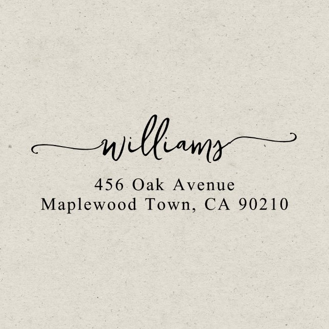 Enkel handskript för Family Finare Självfärgande Stämpel (Skapare uppladdad)