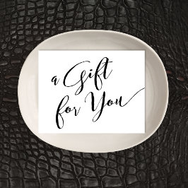 Enkel handskriven kalligrafiskript