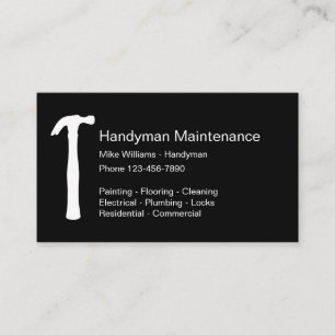 Enkel handymandesign visitkort