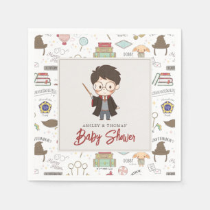 Enkel Harry Potter Baby Shower Pappersservett