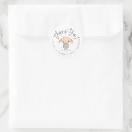 Enkel Harry Potter Baby Shower Runt Klistermärke