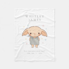 Enkel Harry Potter - Dobby Baby Shower Fleecefilt