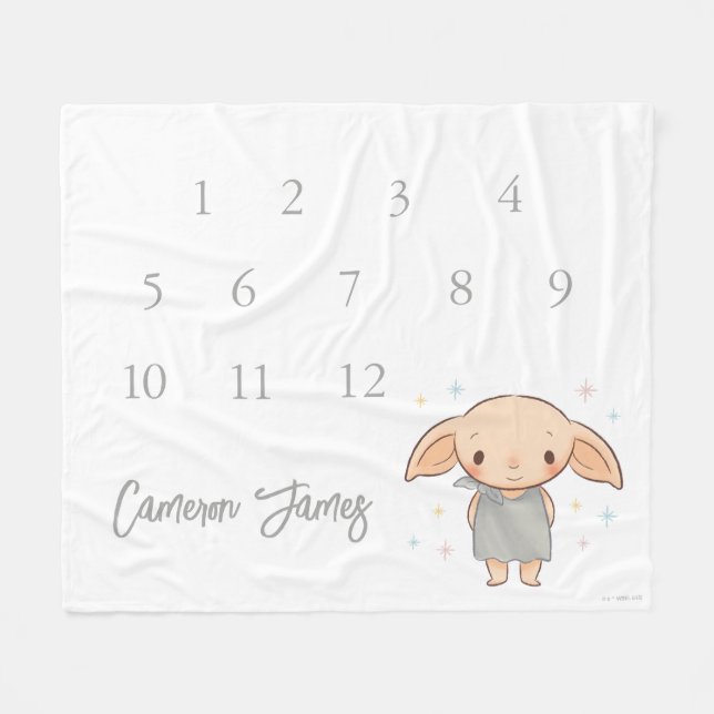 Enkel Harry Potter - Dobby Baby Shower Fleecefilt (Framsidan (Horisontell))