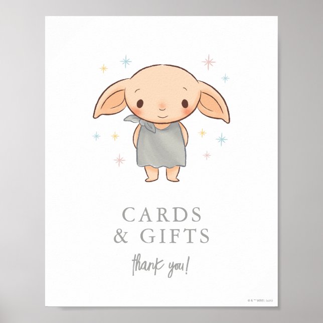 Enkel Harry Potter - Dobby Baby Shower Poster (Framsidan)