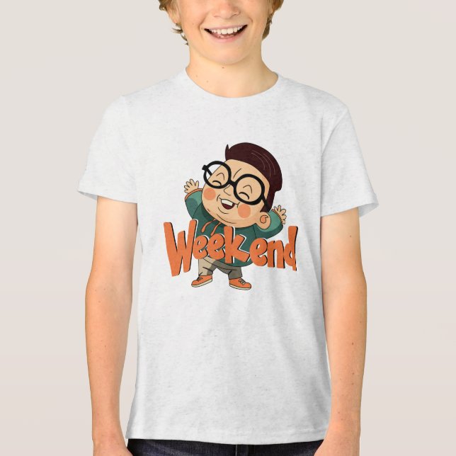 Enkel Helg T-Shirt: Perfekt för Laid-back-dagar T Shirt (Framsida)