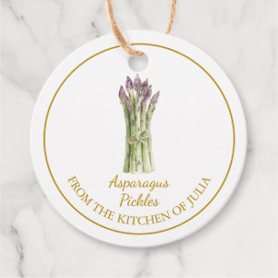 Enkel Hem Asparagus Pickles Hopp Märkre Gåvor Etiketter