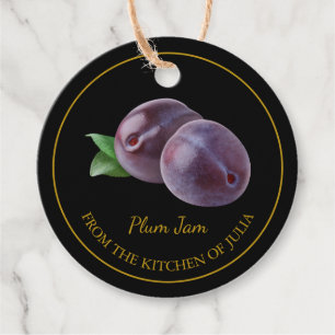 Enkel Hem Plum Sylt Hopp Märkre Gåvor Etiketter