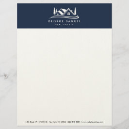 Enkel hemmabruk, blå Logotyp, Real Gods Brevhuvud