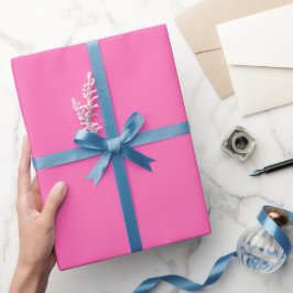 Enkel het rosa färgnyans presentpapper