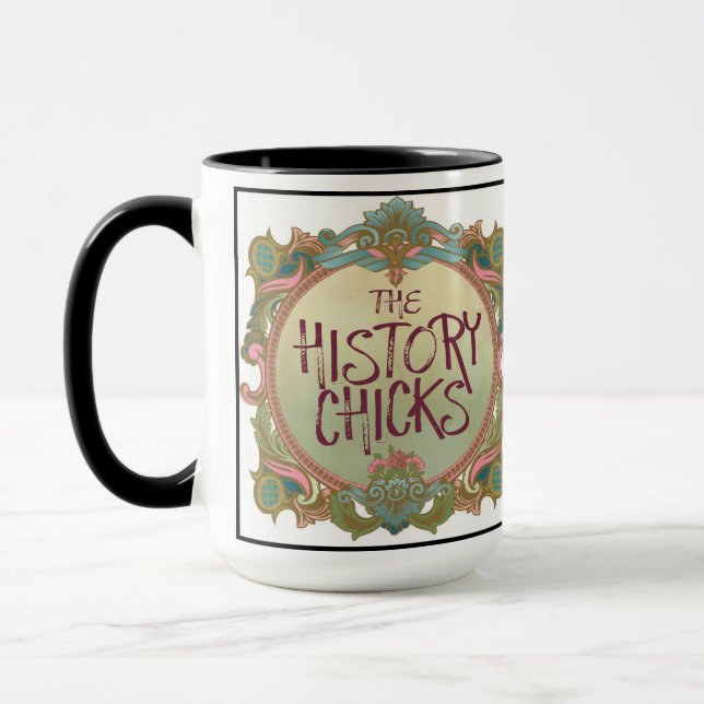 Enkel historiechickmugg mugg (Vänster)
