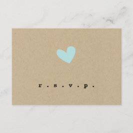 Enkel hjärt-Bröllop OSA Kort