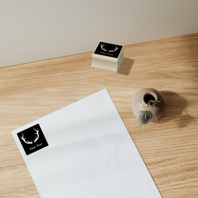 Enkel Hjort Antler Design Stämpel (Skapare uppladdad)