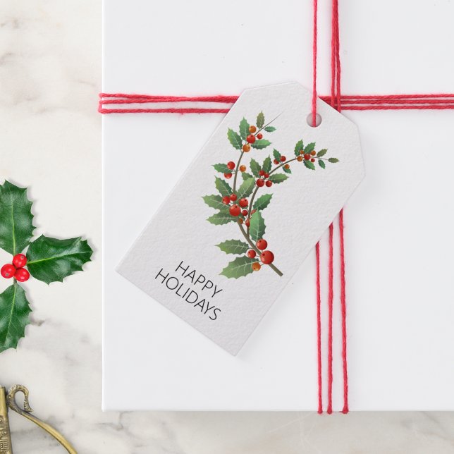Enkel Holly  Presentetikett (Skapare uppladdad)