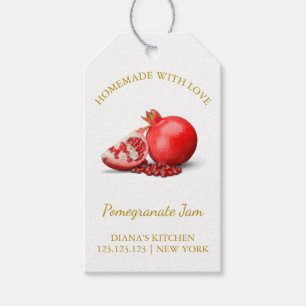 Enkel homemad granatäpple Sylt Hopp Märkre l White Presentetikett