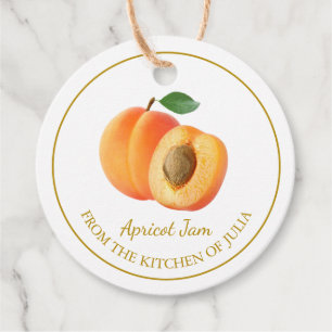 Enkel Homemade Apricot Sylt-Märkre Gåvor Etiketter