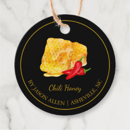 Enkel honeycomb Chili Infused Honungshang Märkre Gåvor Etiketter