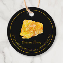 Enkel honeycomb Organic Honung Häng Märkre