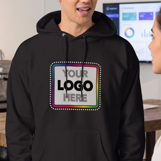 Enkel Hoodie med Logotyp - Stor Framtryck (Skapare uppladdad)