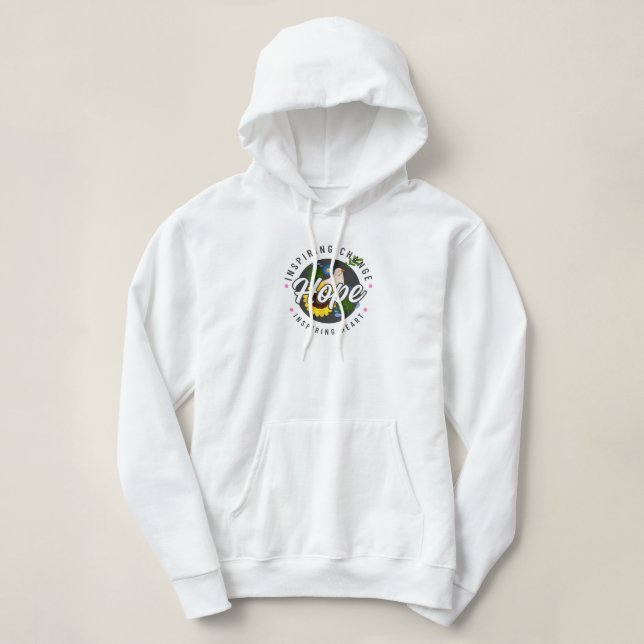Enkel Hoodie Tröja Som Inspirerar Till Hopp (Design framsida)