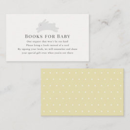 Enkel hopande kanin bokförfrågan bifogas kort