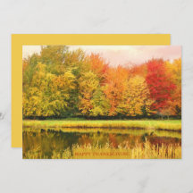 Enkel höst i sidled Happy thanksgiving